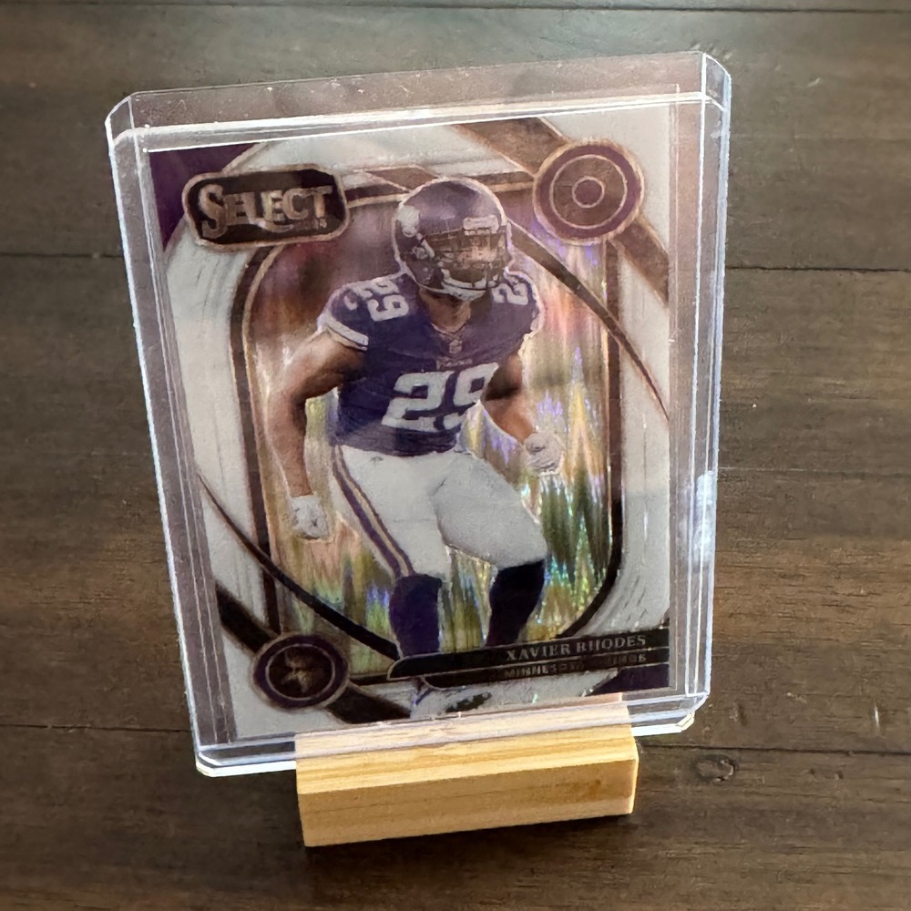 Panini Select Football Trading Card Xavier Rhodes Purple Prizm Club 065/199